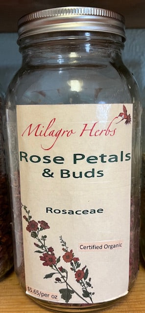 Rose Buds & petals (Dried) - Organic