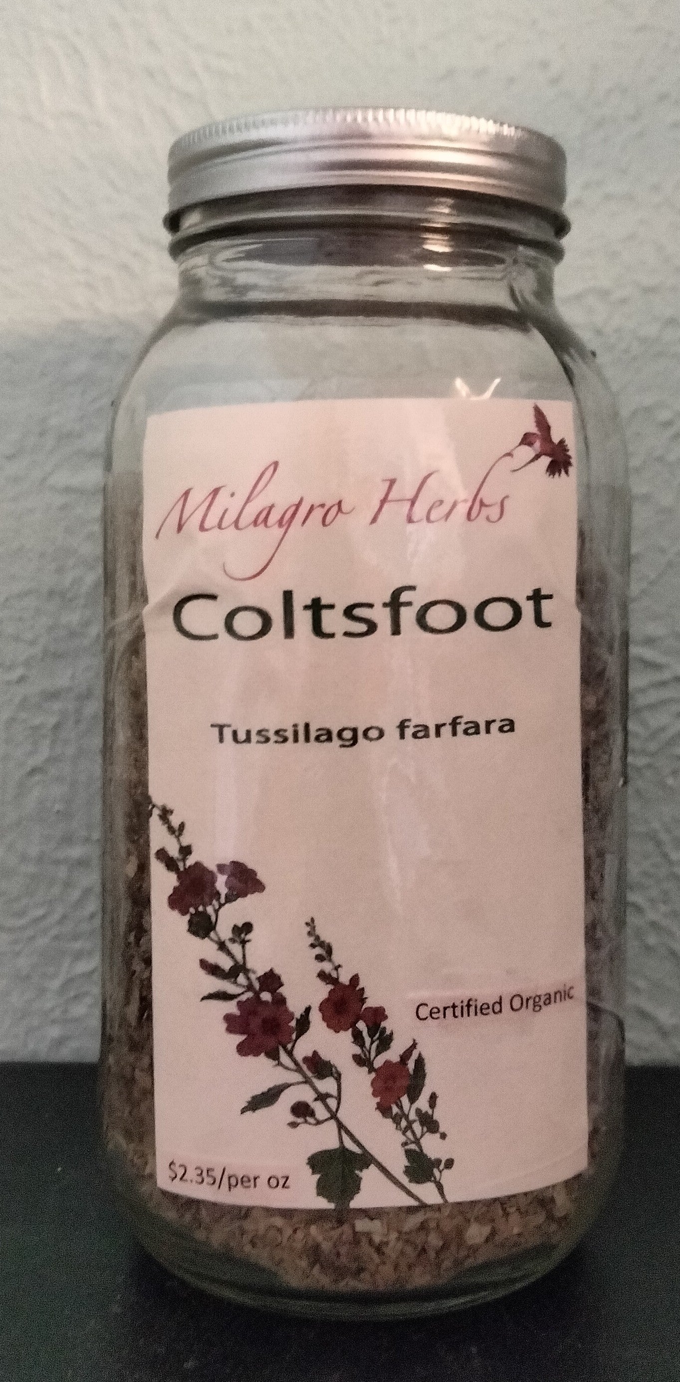 Coltsfoot (Dried) - Organic