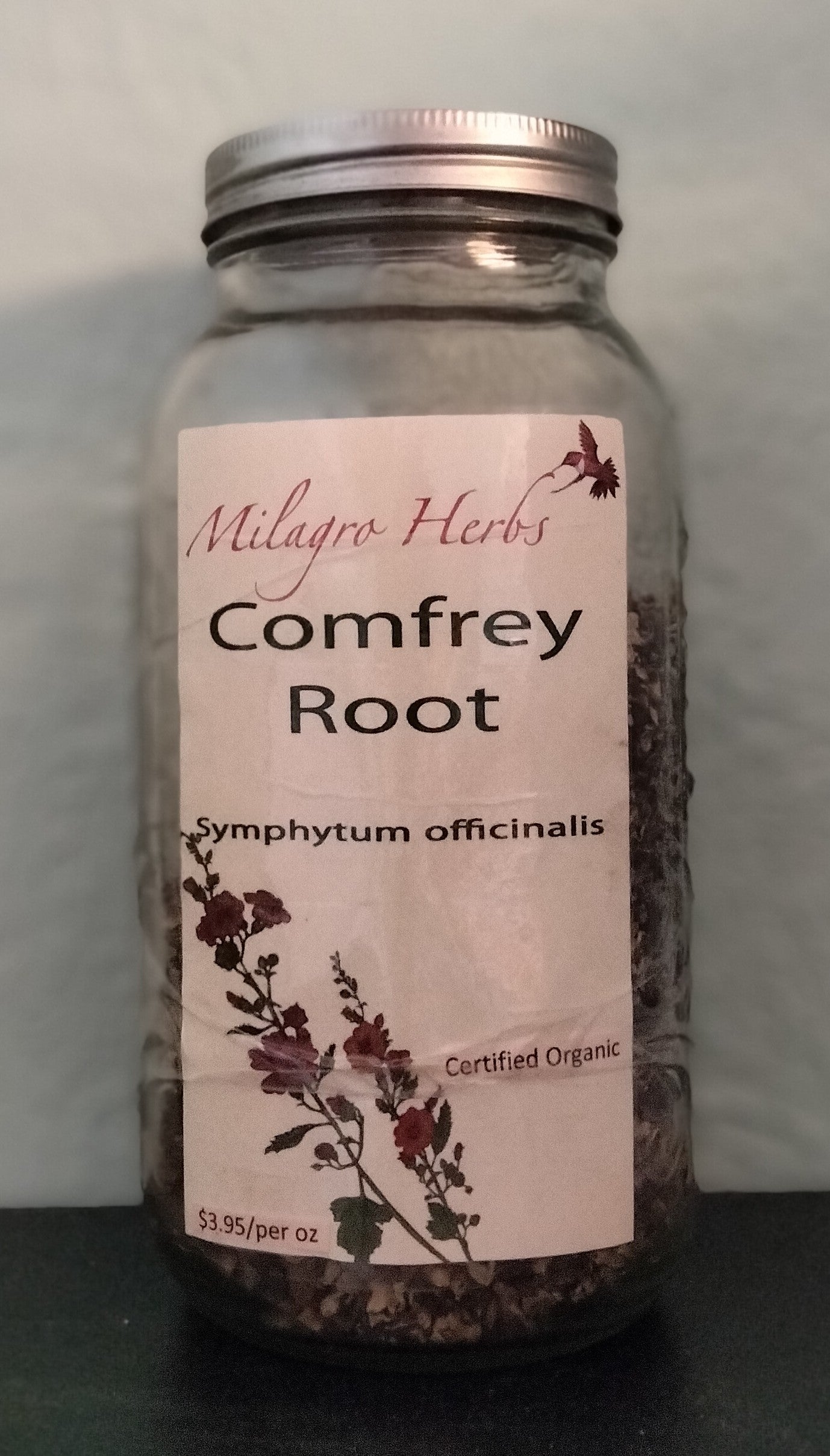 Comfrey root (Dried) - Organic