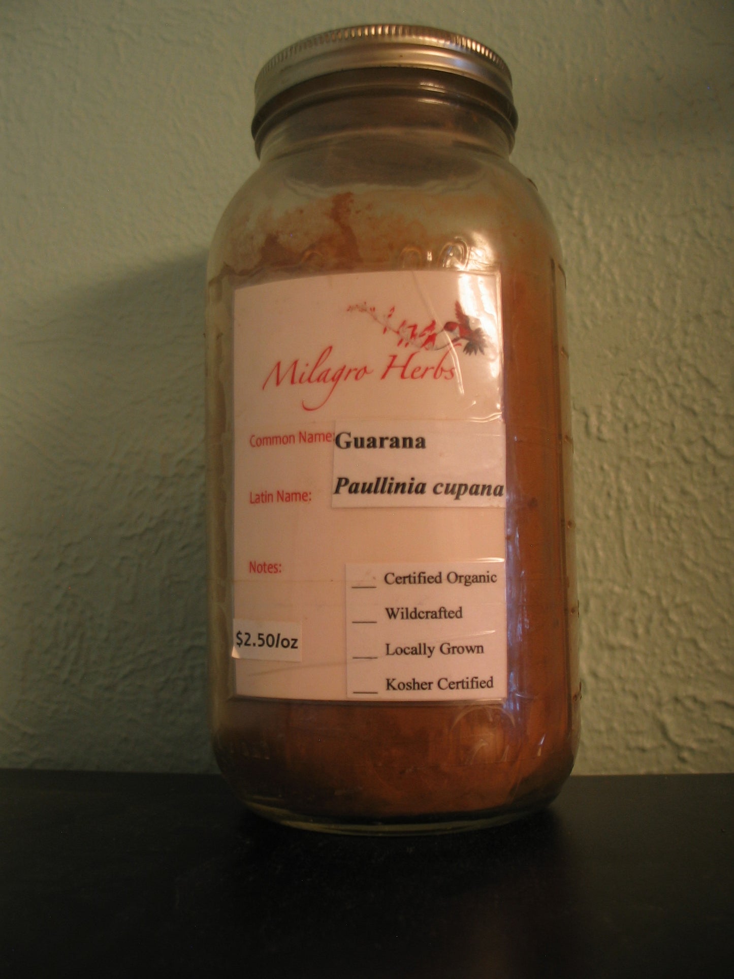 Guarana seed (powder)
