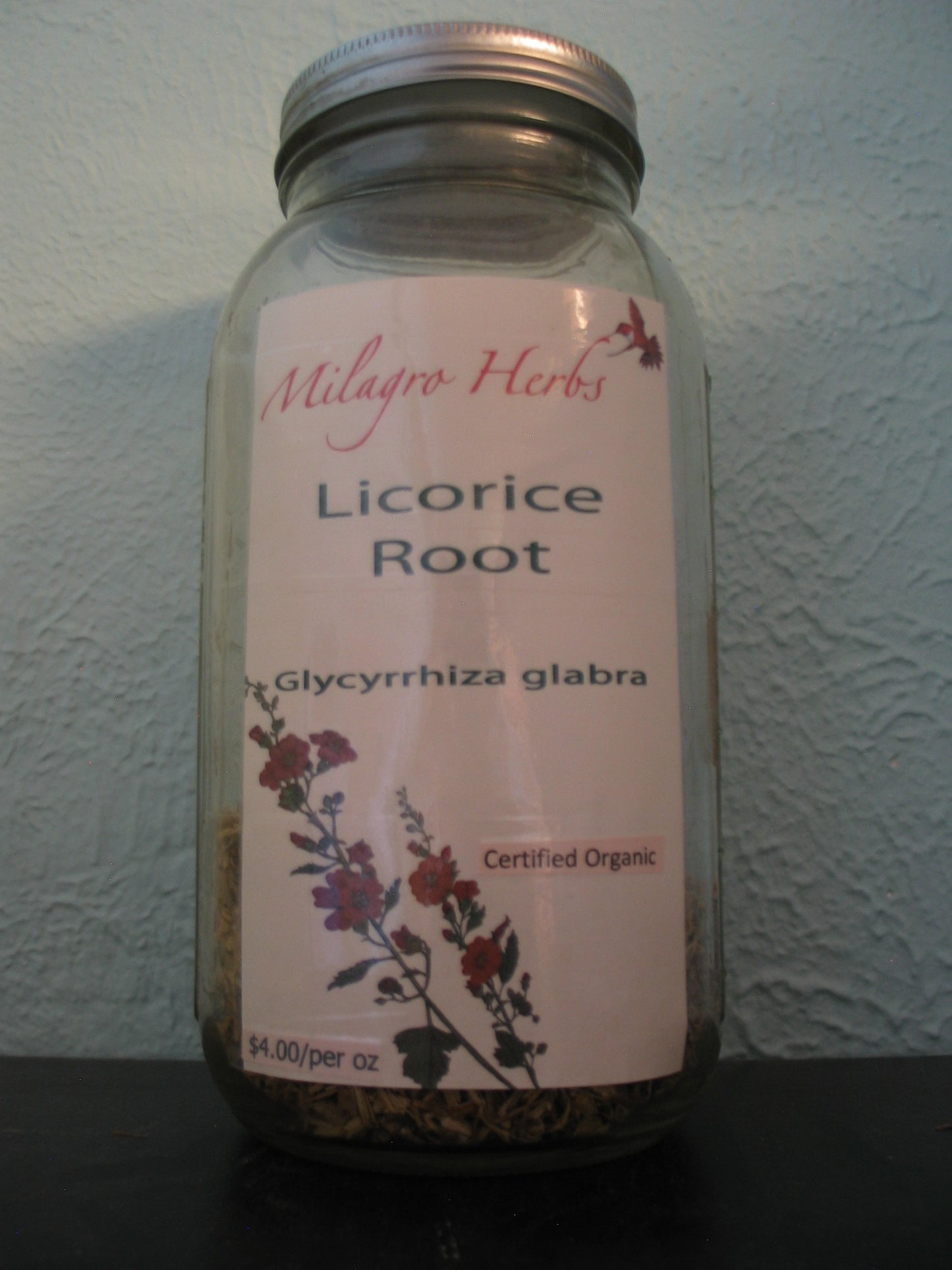 Licorice root (Dried) - Organic