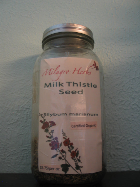 Milk Thistle seed (Dried) - Organic