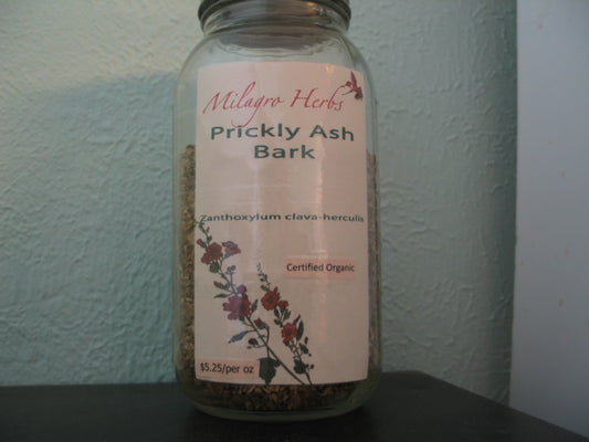 Prickly Ash Bark (Dried) - Organic