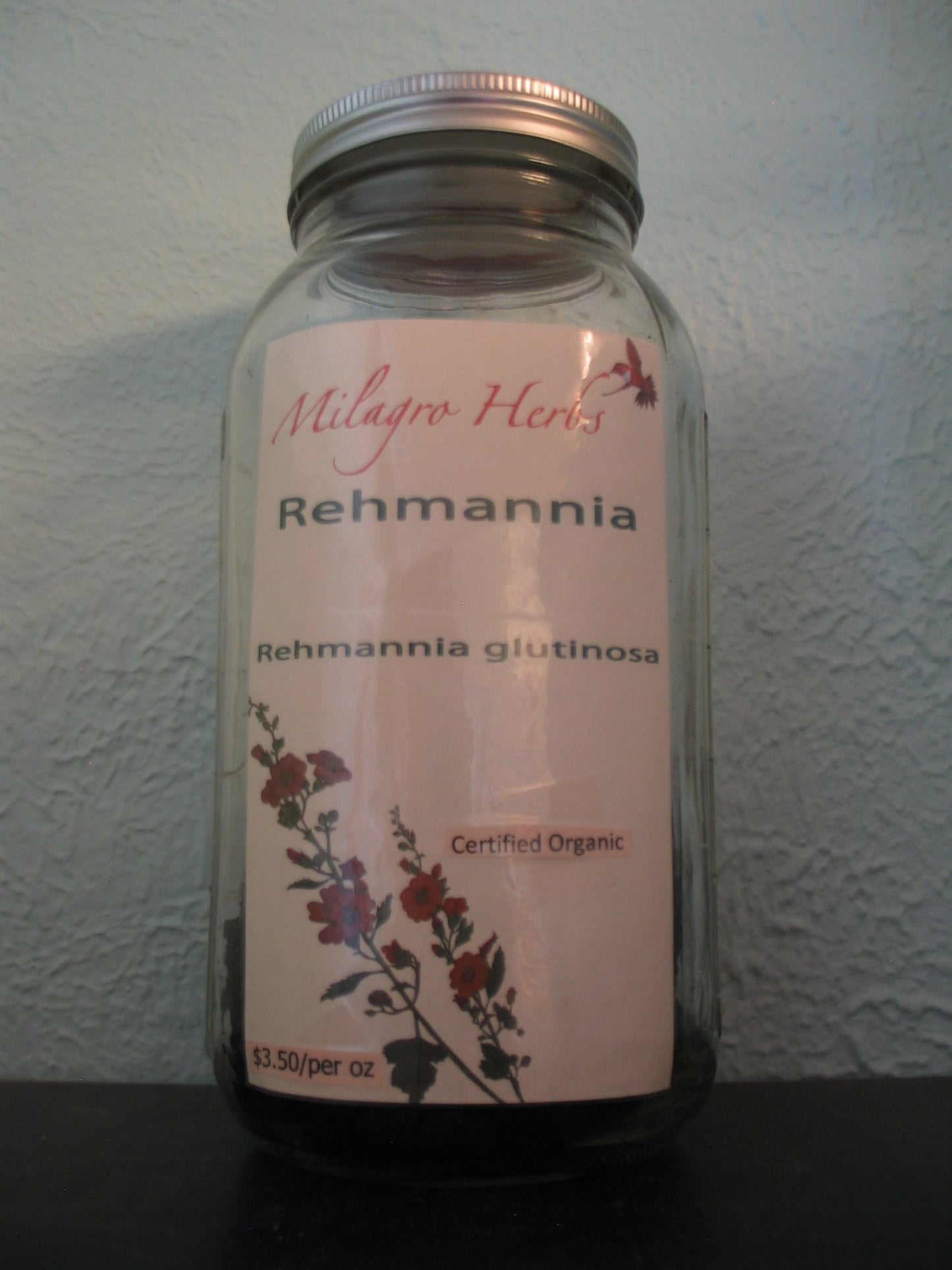 Rehmania (Dried) - Organic