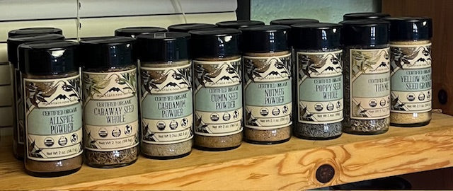 Spices in Jars - Milagro Herbs - Handmade Organic Herbal Remedies & Medicinal Plants
