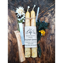 Beeswax Sacred Space Intention Candles - Milagro Herbs - Handmade Organic Herbal Remedies & Medicinal Plants