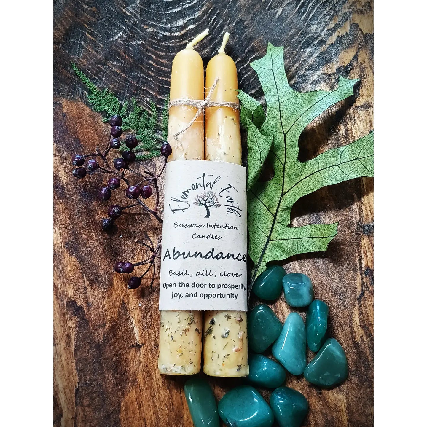 Beeswax Abundance Intention Candles
