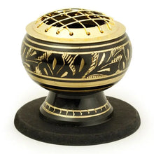 Black Brass Incense Burner