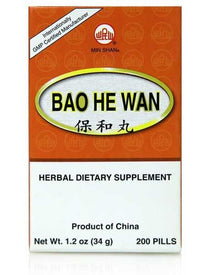 Bao He Wan - Milagro Herbs - Handmade Organic Herbal Remedies & Medicinal Plants