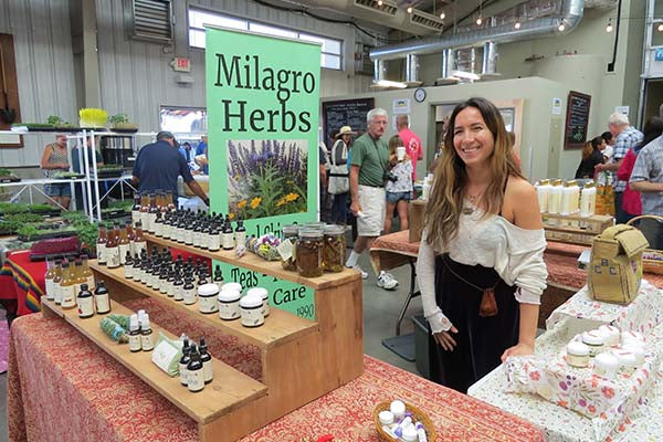 Milagro Herbs at Santa Fe Farmers Market