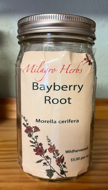Bayberry Root (dried) - Wildcrafted - Milagro Herbs - Handmade Organic Herbal Remedies & Medicinal Plants