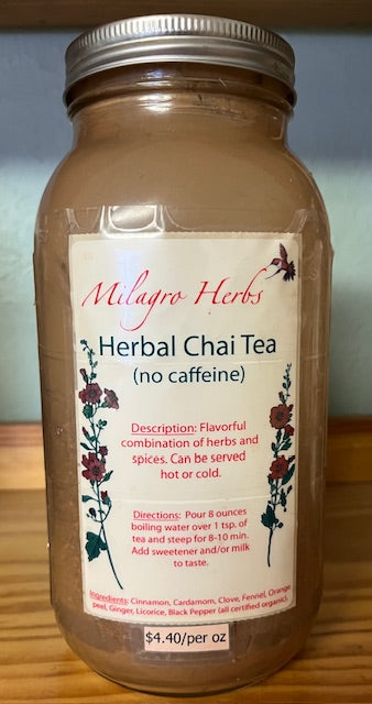 Herbal Chai Tea (No Caffeine) - Organic