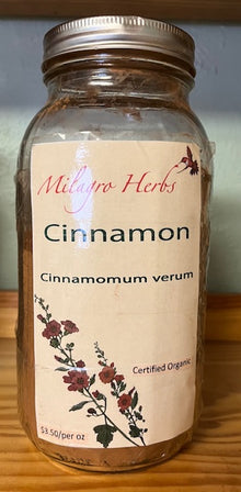 Cinnamon powder (Dried) - Organic - Milagro Herbs - Handmade Organic Herbal Remedies & Medicinal Plants