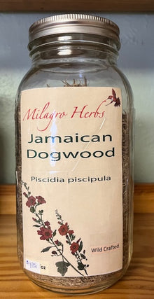 Jamaican Dogwood (Dried) - Organic - Milagro Herbs - Handmade Organic Herbal Remedies & Medicinal Plants