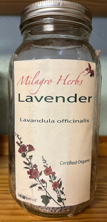 Lavender (Dried) - Organic - Milagro Herbs - Handmade Organic Herbal Remedies & Medicinal Plants