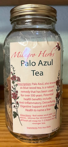 Palo Azul (Dried) - Wildcrafted - Milagro Herbs - Handmade Organic Herbal Remedies & Medicinal Plants