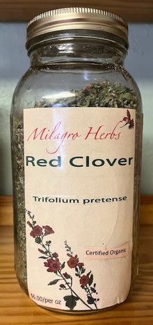 Red Clover leaf (Dried) - Organic - Milagro Herbs - Handmade Organic Herbal Remedies & Medicinal Plants