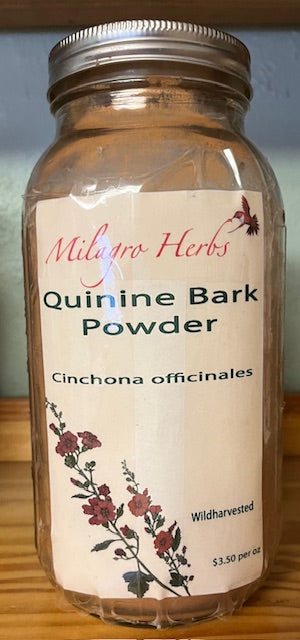 Quinine bark powder (Dried)- Wildcrafted