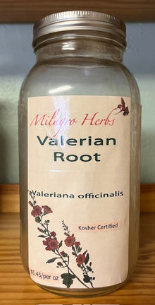 Valerian Root (Dried) - Organic - Milagro Herbs - Handmade Organic Herbal Remedies & Medicinal Plants