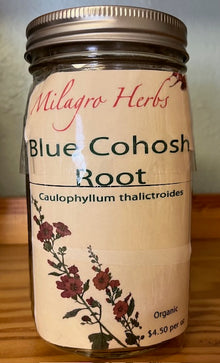 Blue Cohosh (Dried) - Organic - Milagro Herbs - Handmade Organic Herbal Remedies & Medicinal Plants