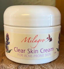 Clear Skin Face Cream - Milagro Herbs - Handmade Organic Herbal Remedies & Medicinal Plants
