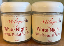 White Night Gentle Facial Scrub - Milagro Herbs - Handmade Organic Herbal Remedies & Medicinal Plants