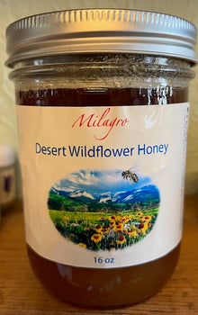 Desert Wildflower Honey 16oz - Milagro Herbs - Handmade Organic Herbal Remedies & Medicinal Plants