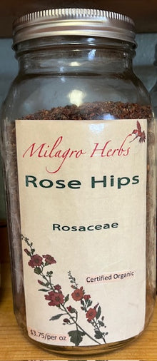 Rose hips (Dried) - Organic - Milagro Herbs - Handmade Organic Herbal Remedies & Medicinal Plants