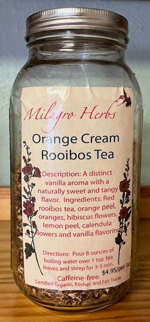 Orange Cream Rooibos Tea - Organic