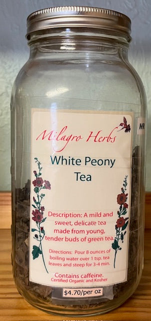 White Peony Tea - Organic