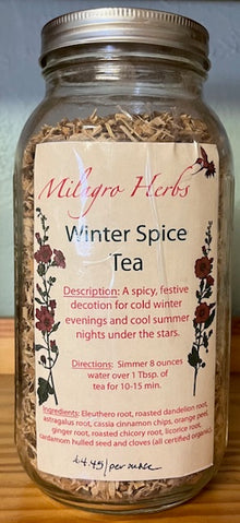 Winter Spice Tea - Organic - Milagro Herbs - Handmade Organic Herbal Remedies & Medicinal Plants