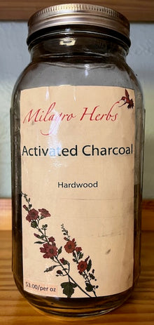 Activated Charcoal - Milagro Herbs - Handmade Organic Herbal Remedies & Medicinal Plants