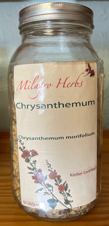 Chrysanthemum (Dried) - Organic - Milagro Herbs - Handmade Organic Herbal Remedies & Medicinal Plants