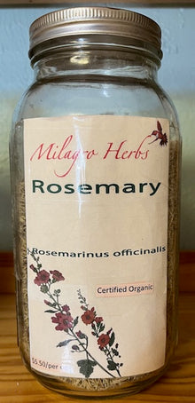 Rosemary (Dried) - Organic - Milagro Herbs - Handmade Organic Herbal Remedies & Medicinal Plants