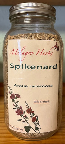 Spikenard (Dried) - Organic - Milagro Herbs - Handmade Organic Herbal Remedies & Medicinal Plants