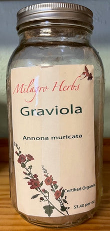 Graviola Powder (Dried) - Organic - Milagro Herbs - Handmade Organic Herbal Remedies & Medicinal Plants