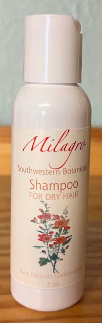 Southwestern Botanical Shampoo for Dry Hair 2oz - Milagro Herbs - Handmade Organic Herbal Remedies & Medicinal Plants