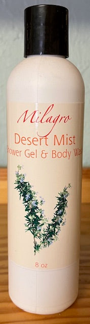 Desert Mist Shower Gel & Body Wash - Milagro Herbs - Handmade Organic Herbal Remedies & Medicinal Plants