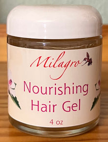 Nourishing Hair Gel - Milagro Herbs - Handmade Organic Herbal Remedies & Medicinal Plants