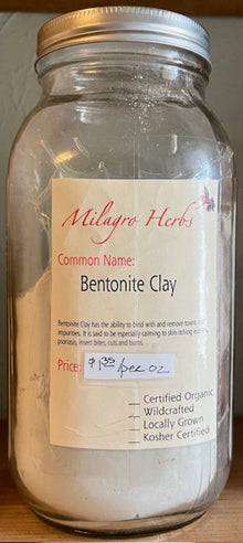 Bentonite Clay - Milagro Herbs - Handmade Organic Herbal Remedies & Medicinal Plants