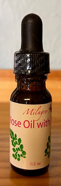 Nose Oil with Rose - Milagro Herbs - Handmade Organic Herbal Remedies & Medicinal Plants