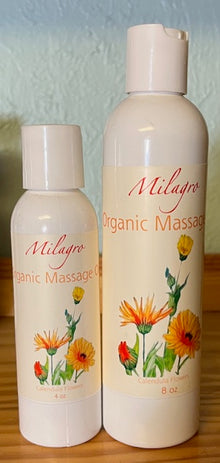 Organic Massage Oil - Milagro Herbs - Handmade Organic Herbal Remedies & Medicinal Plants
