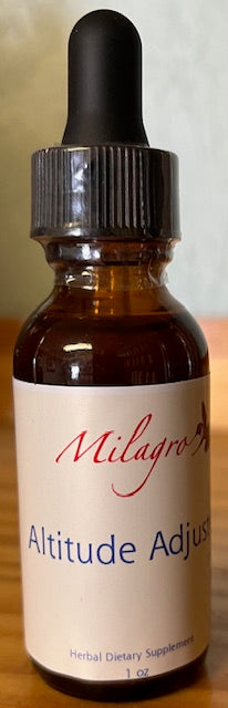 Altitude Adjuster Tincture 1oz - Milagro Herbs - Handmade Organic Herbal Remedies & Medicinal Plants