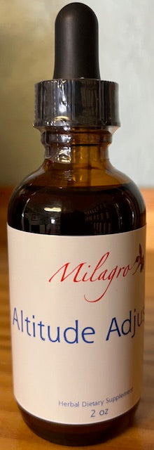 Altitude Adjuster Tincture 2oz - Milagro Herbs - Handmade Organic Herbal Remedies & Medicinal Plants