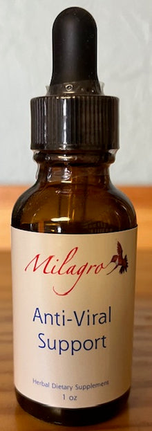 Anti-Viral Tincture 1oz - Milagro Herbs - Handmade Organic Herbal Remedies & Medicinal Plants