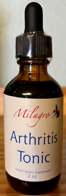 Arthritis Tonic 2oz - Milagro Herbs - Handmade Organic Herbal Remedies & Medicinal Plants