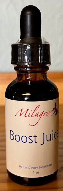 Boost Juice Tincture 1oz - Milagro Herbs - Handmade Organic Herbal Remedies & Medicinal Plants