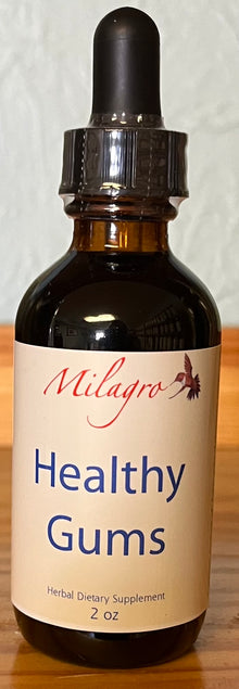 Healthy Gums Tincture 2oz - Milagro Herbs - Handmade Organic Herbal Remedies & Medicinal Plants