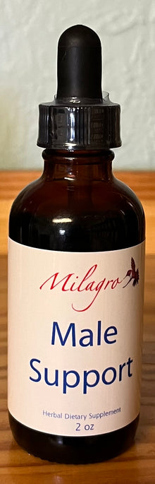 Male Support Tincture 2oz - Milagro Herbs - Handmade Organic Herbal Remedies & Medicinal Plants