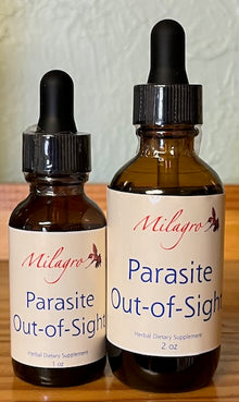 Parasite-Out-Of-Sight Tincture - Milagro Herbs - Handmade Organic Herbal Remedies & Medicinal Plants